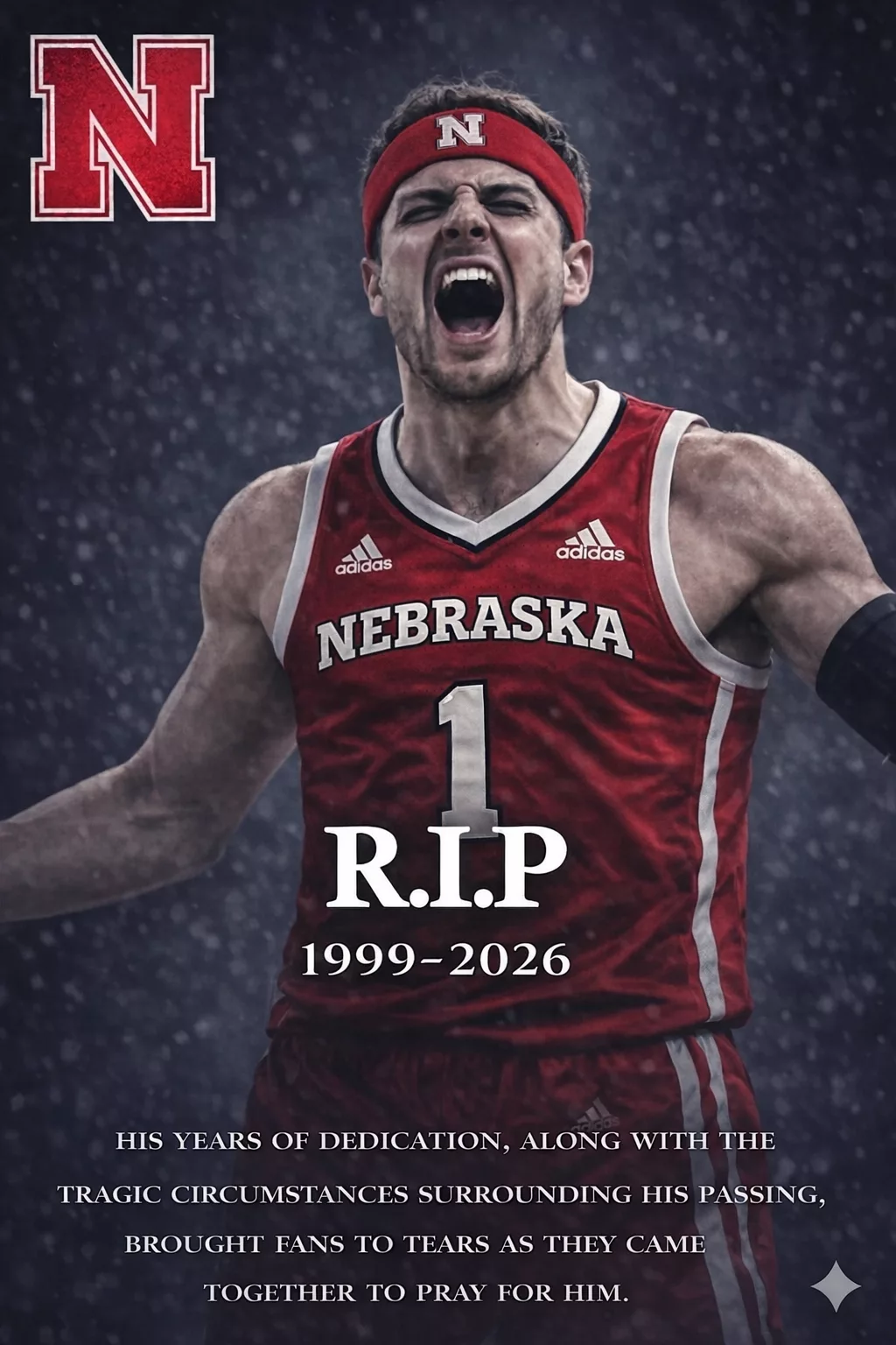 Cover Image for 💔 SAD NEWS: Former Nebraska Men’s Basketball Star Tragically Dies at 28 After Being Shot While Breaking Up a Bar Fight
