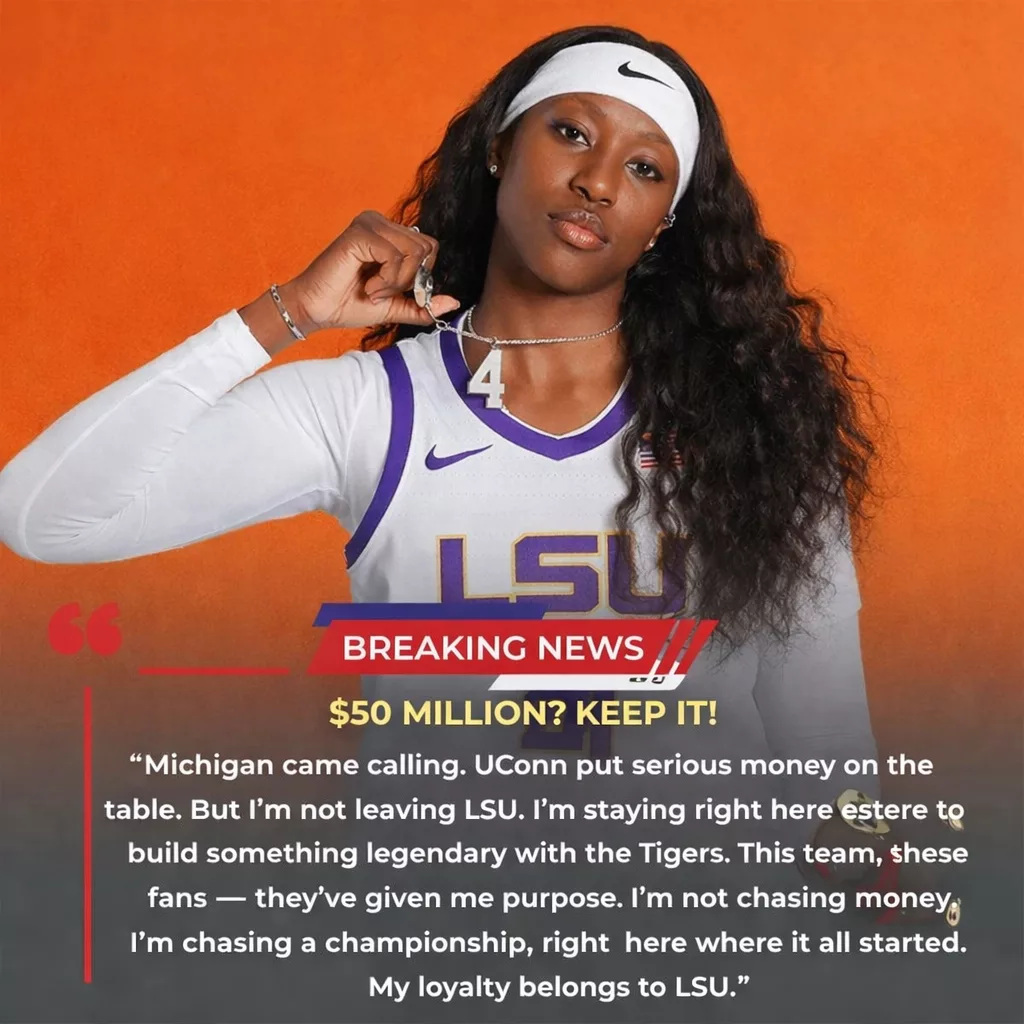 Cover Image for “$50 MILLION? KEEP IT!” — Flau’jae Johnson Sends Shockwaves Across College Basketball With Bold Loyalty Statement