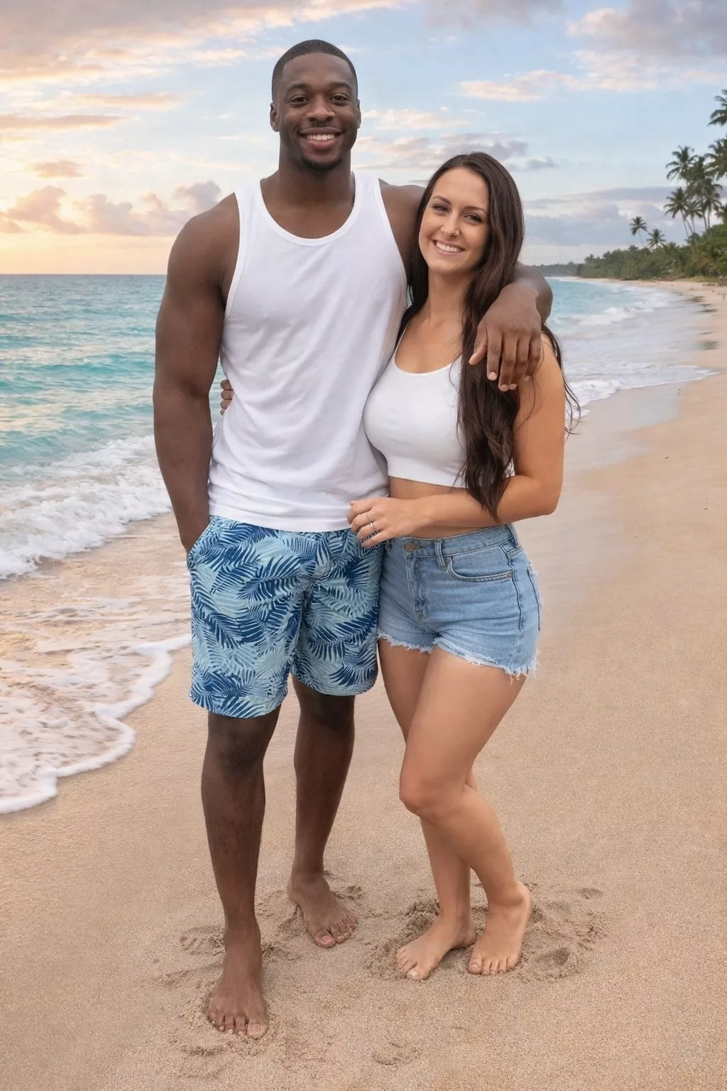 Cover Image for SURPRISE: Jalen Milroe’s Girlfriend Stuns the Internet with Viral White Bikini Beach Photos — Fans Can’t Look Away