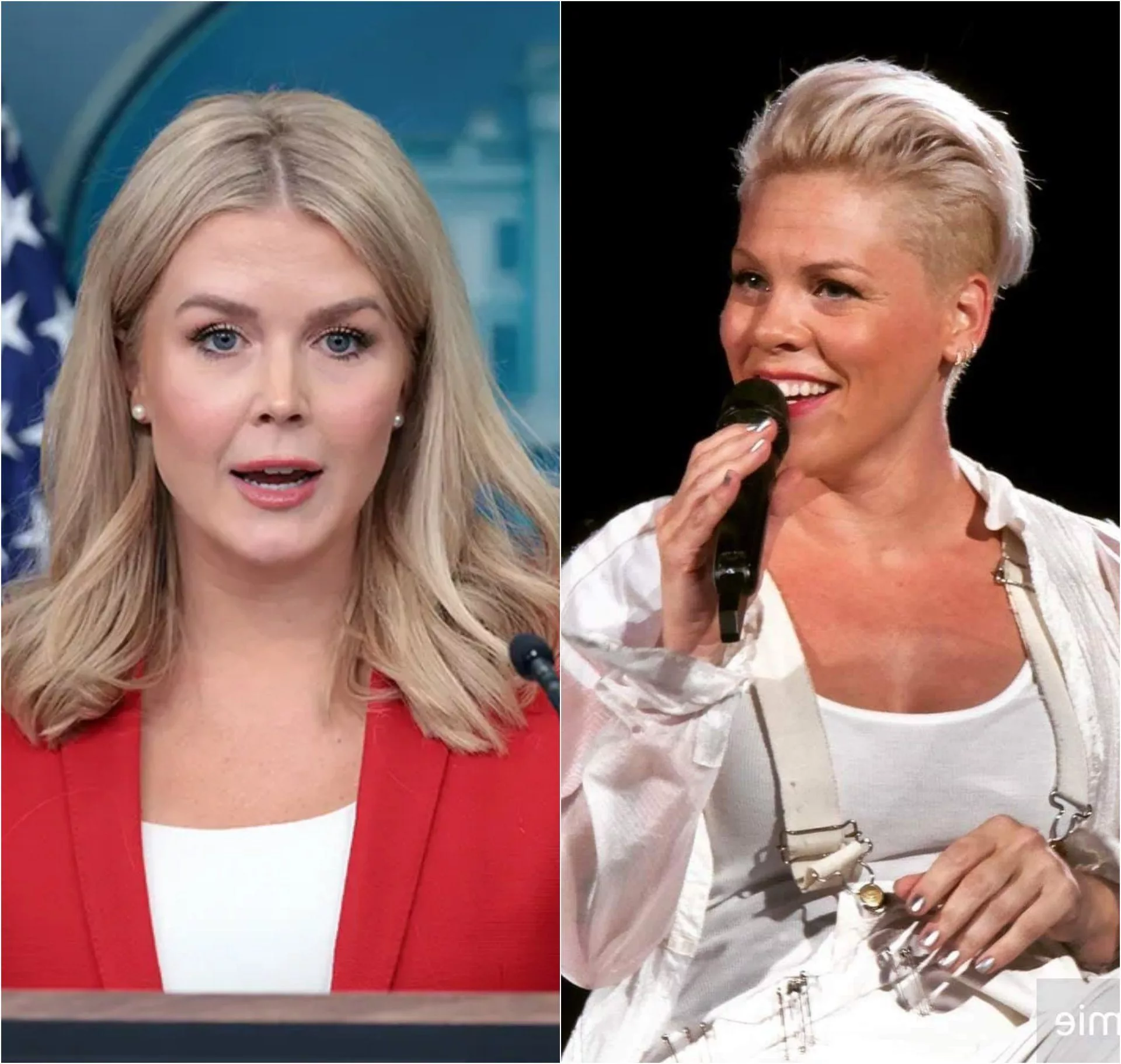 Cover Image for Karoline Leavitt had just finished a sharp speech about “church leaders who should stay out of politics and stop preaching.”