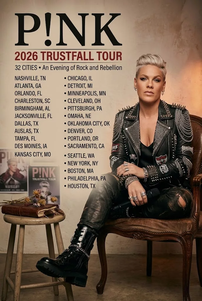 Cover Image for BREAKING NEWS: P!nk Announces 2026 World Tour