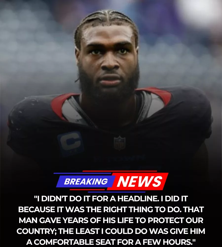 Cover Image for 🚨 BREAKING: A Quiet Act at 30,000 Feet — Will Anderson Jr. Leaves a Lasting Impact Beyond Football