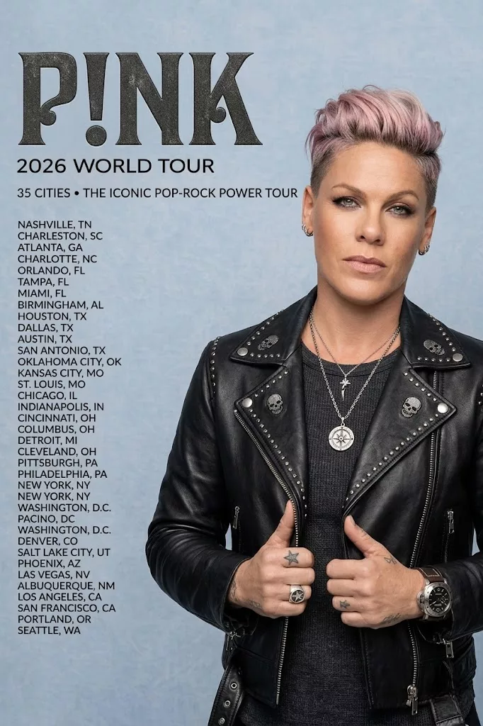 Cover Image for 🚨 BREAKING NEWS: P!nk Announces 2026 World Tour