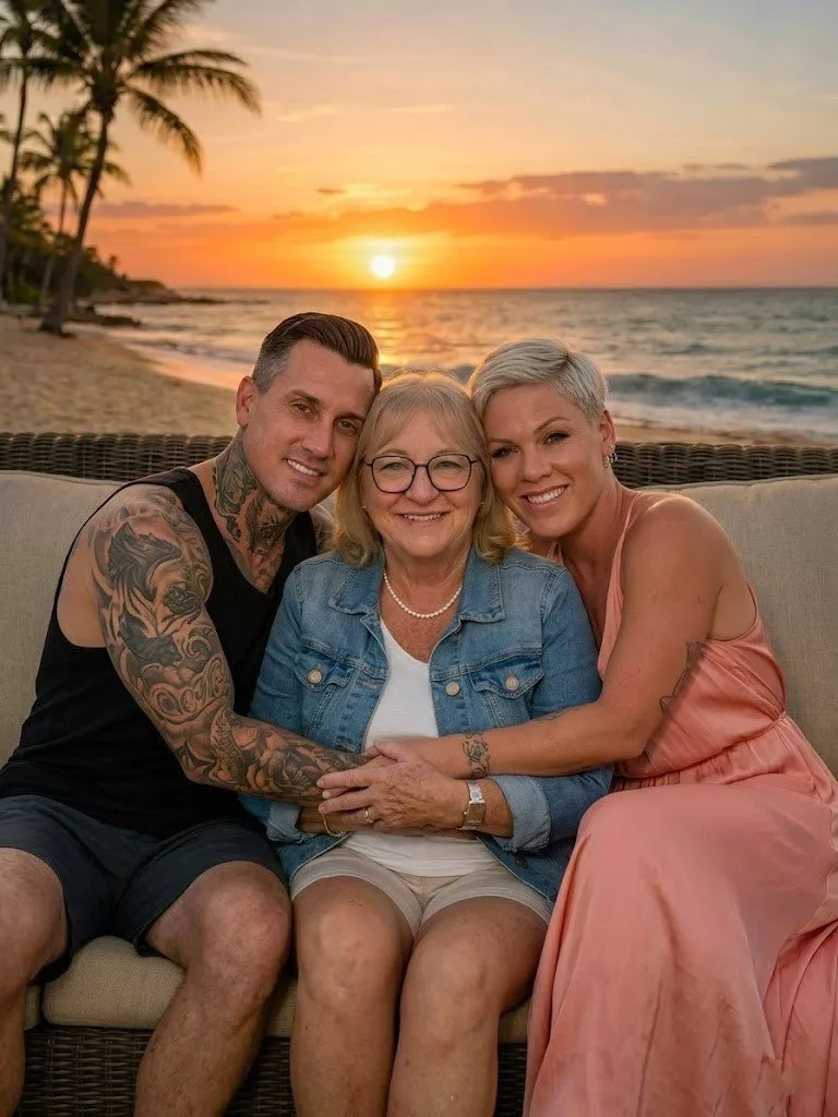 Cover Image for The Final Sunset for Their Mother: P!nk and Carey Hart canceled all commitments just to hold their mother’s hand — a farewell spoken in silence 💖
