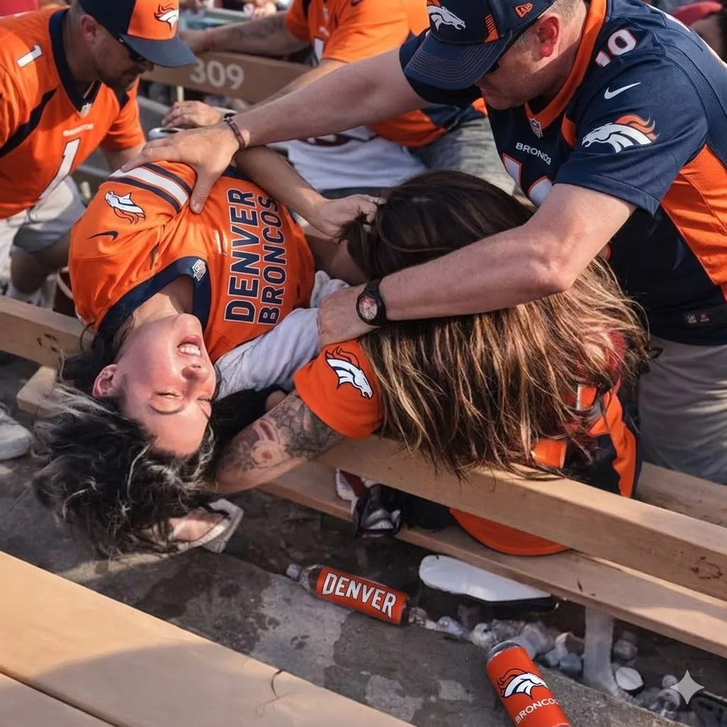 Cover Image for Chaos in the Stands: Two Denver Broncos Fans Engage in a Wild Brawl [VIDEO]