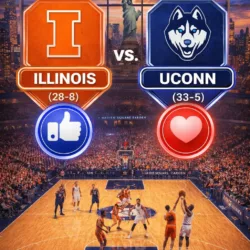 PRIMETIME SHOWDOWN: Illinois vs. UConn Rescheduled as National Championship Fever Ignites