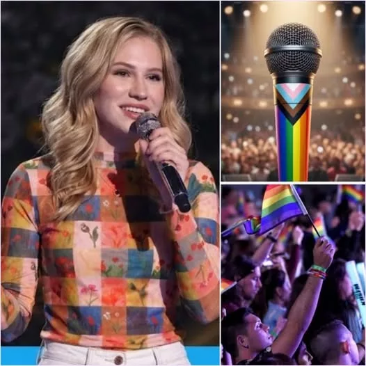 Cover Image for BREAKING: Hannah Harper (American Idol) Confirms She Will Not Use a Rainbow LGBT Microphone in Upcoming Performances