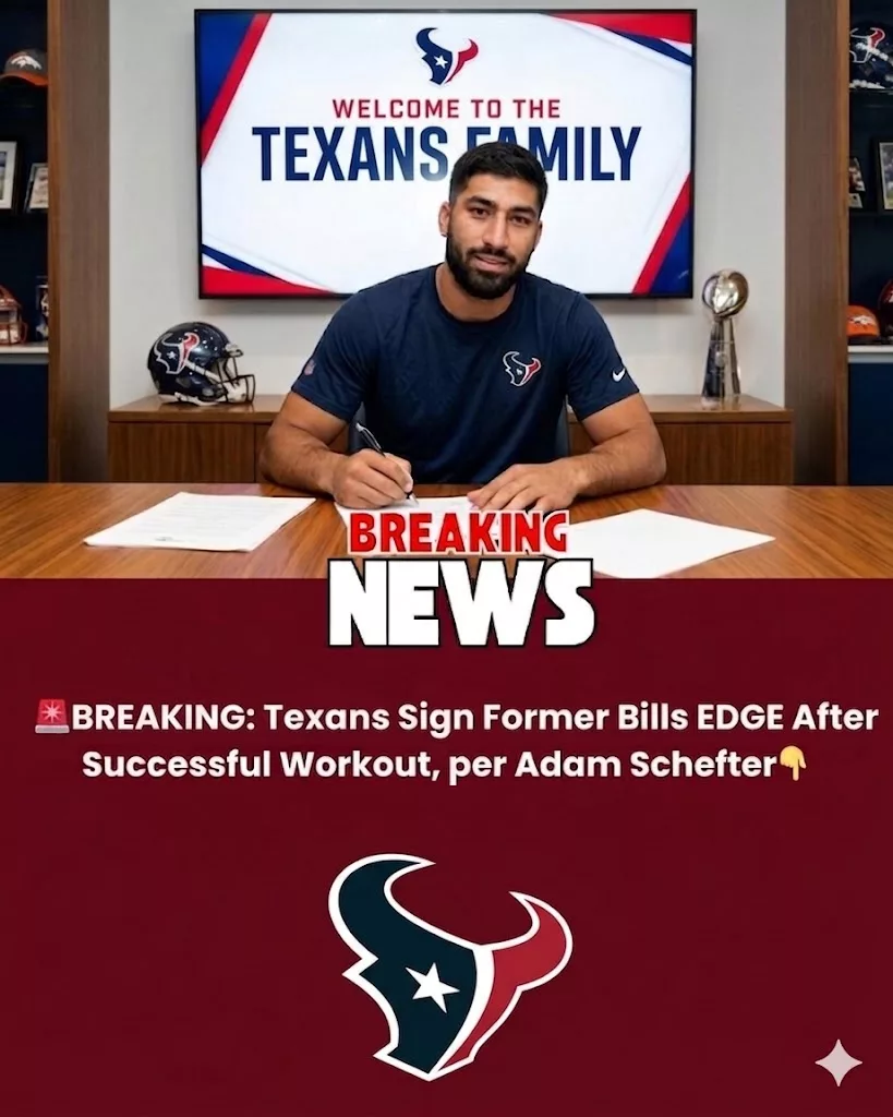 Cover Image for 🚨 JUST IN: A. J. Epenesa Embraces New Beginning with the Houston Texans