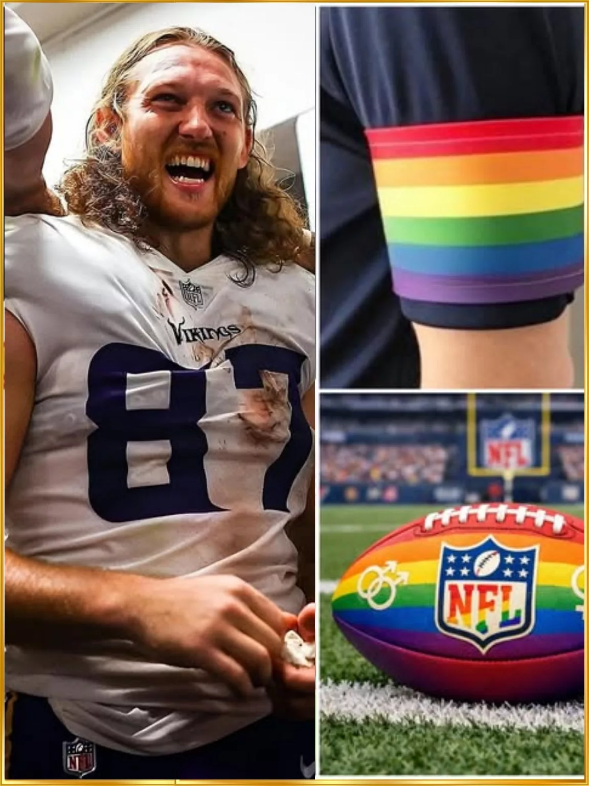 Cover Image for 🚨 NFL WORLD SHOCK: T.J. Hockenson Sparks Heated Debate with Strong Stance