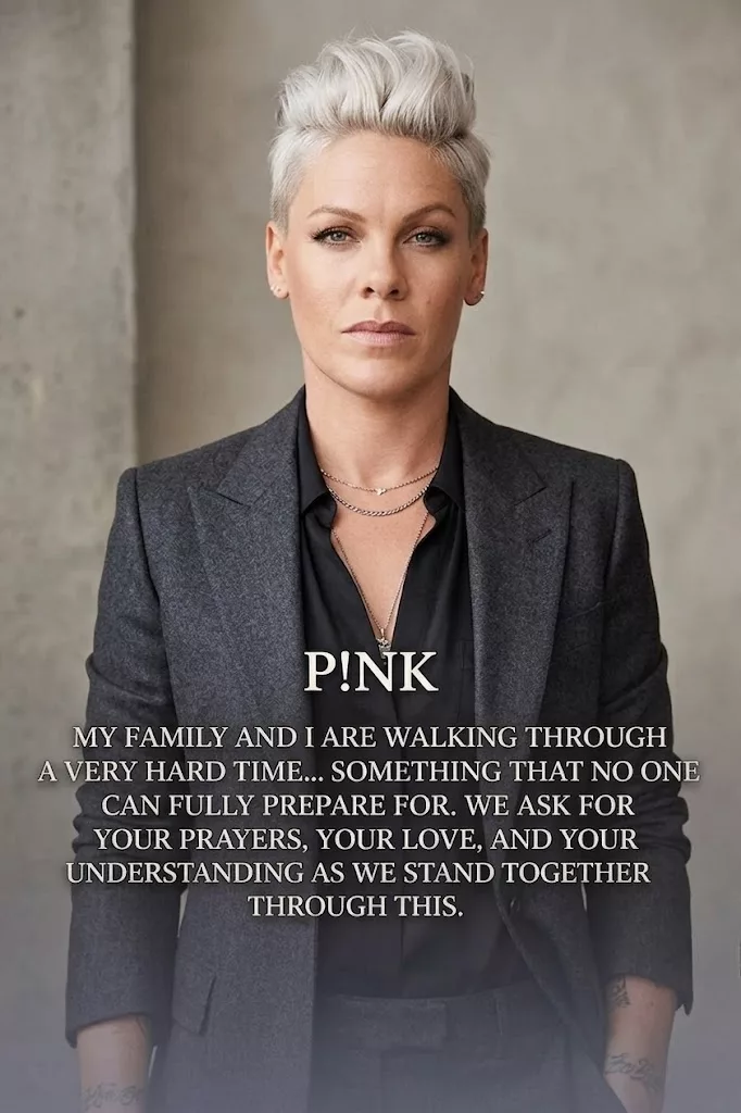 Cover Image for 💔😢 It was a heartbreaking moment: The community fell silent as P!nk and her family shared very sad news that left many in tears and deep shock…