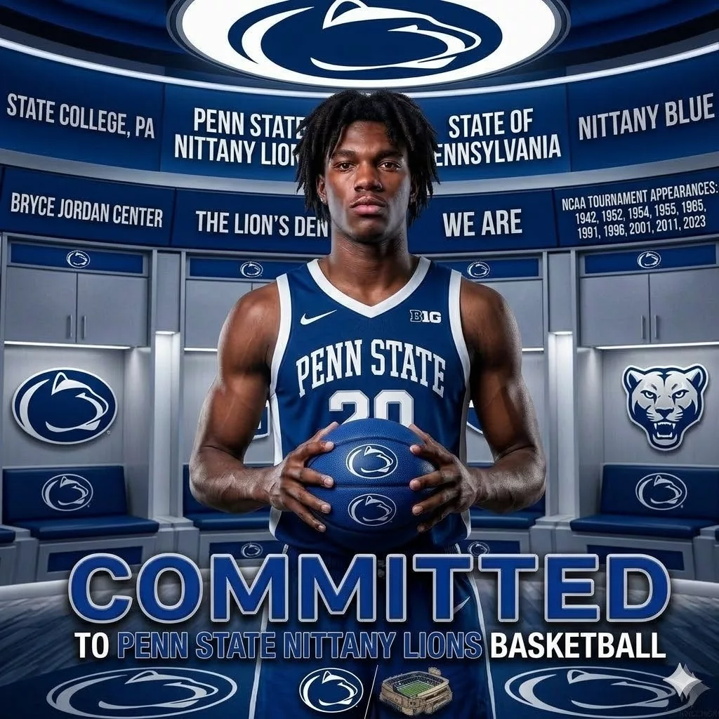 Cover Image for Breaking News: Nation’s No. 1 Star Player Stuns College Basketball World with Commitment to Penn State Nittany Lions