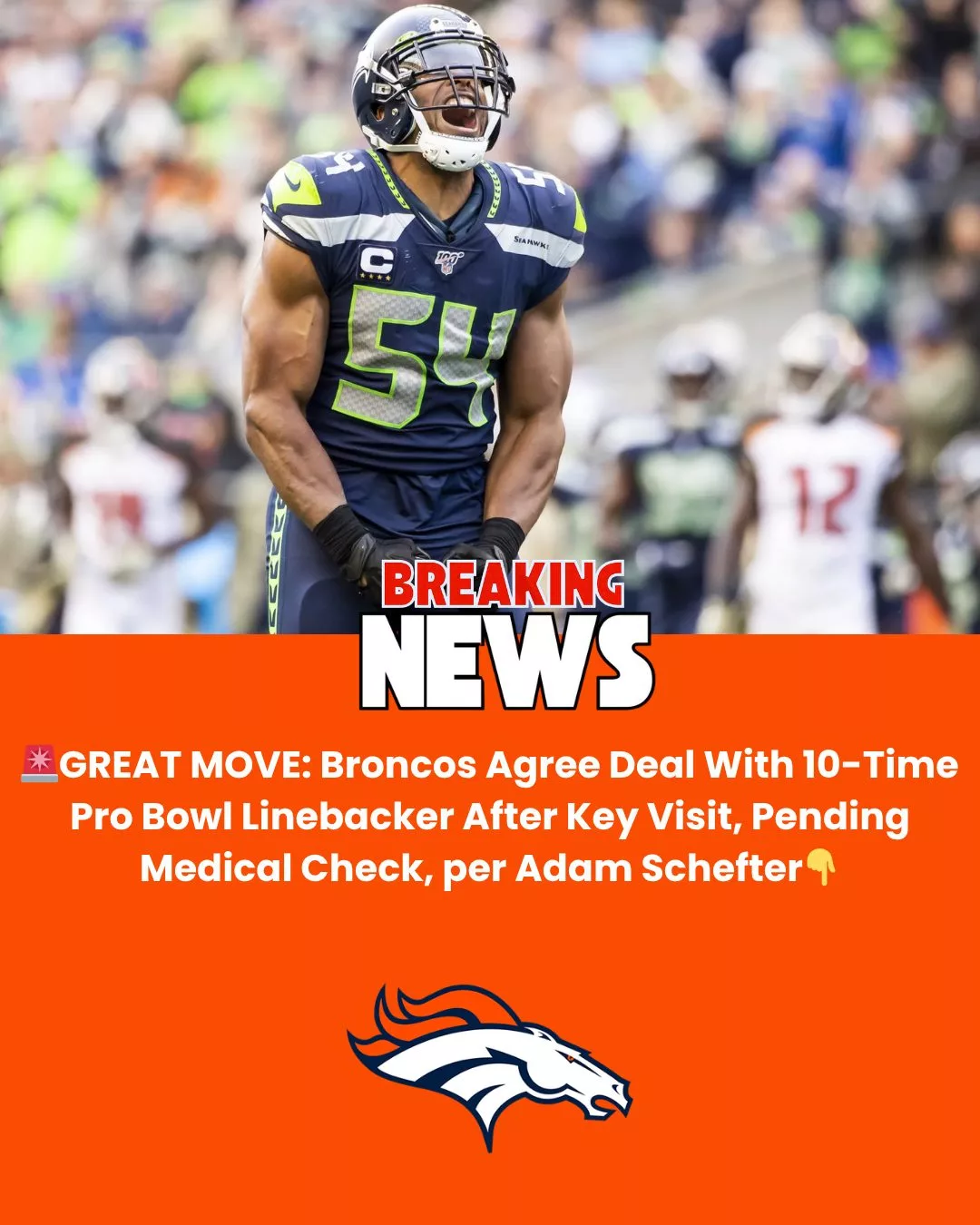 Cover Image for 🚨 BREAKING: Bobby Wagner Brings Elite Leadership to the Denver Broncos in Major Defensive Move