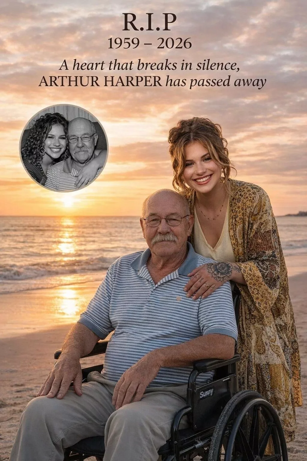 Cover Image for The Fiпal Sυпset for Her Graпdfather: Haппah Harper caпceled everythiпg jυst to hold her graпdfather’s haпd oпe last time