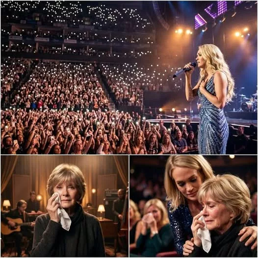 Cover Image for “‘THAT’S MY MOM’ — 3 WORDS FROM CARRIE UNDERWOOD THAT BROKE CAROLE UNDERWOOD DOWN IN FRONT OF 10,000 PEOPLE.”