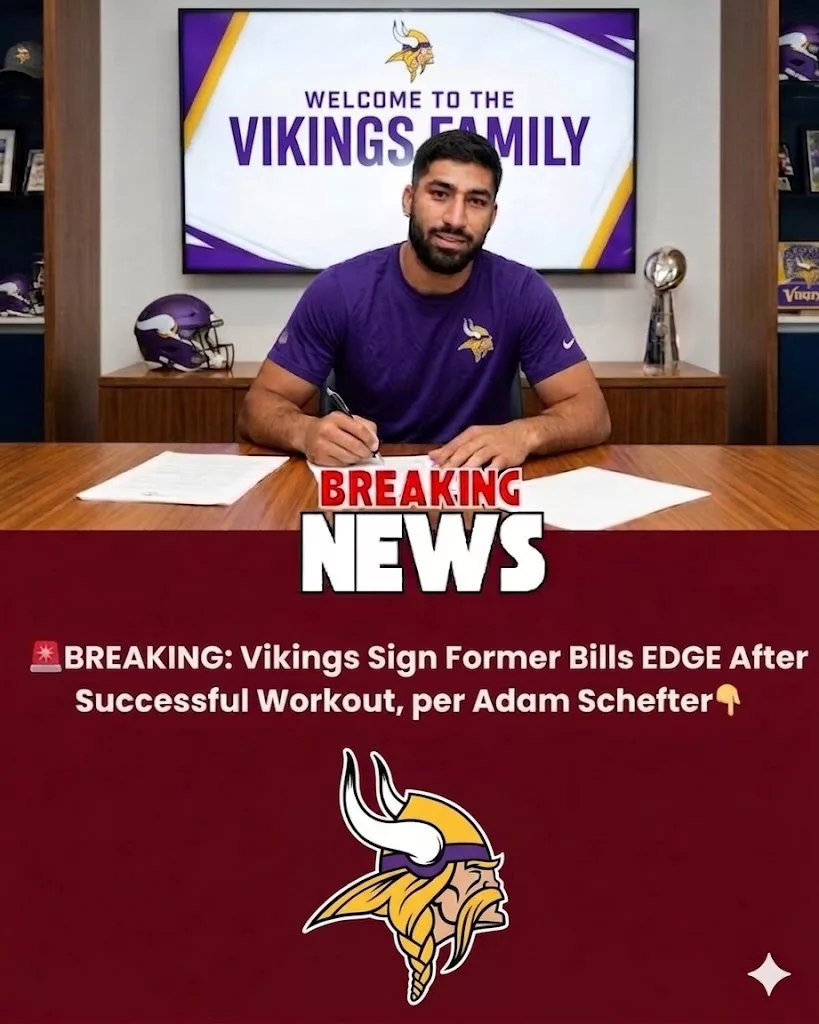 Cover Image for 🚨 JUST IN: A. J. Epenesa Embraces New Chapter with the Minnesota Vikings