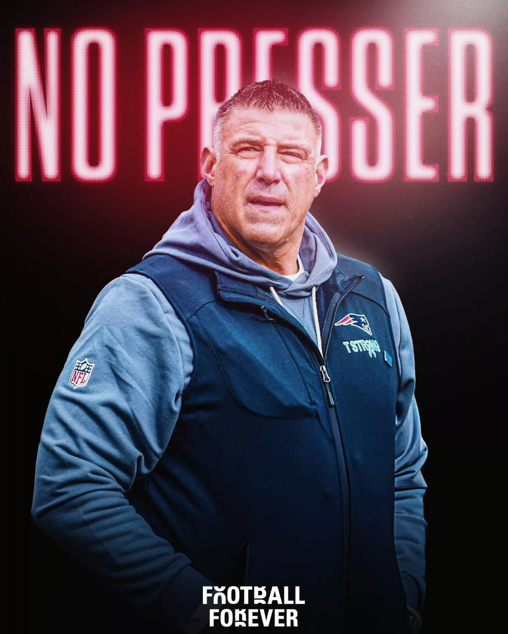 Cover Image for 🚨 BREAKING: Mike Vrabel Will Miss Patriots’ Pre-Draft Press Conference Amid Growing Media Controversy