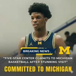Commits to Michigan Wolverines men's basketball — A Powerful Statement for the Future of the Program In a move that is already sending waves through the college basketball landscape, elite Five-Star Plus+ center