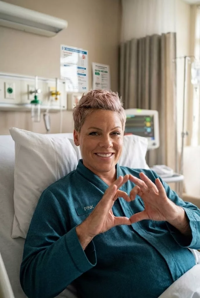 Cover Image for 💝 POSITIVE UPDATE FROM P!nk: Following recent medical treatment, P!nk — global pop powerhouse, fearless performer, and a voice that has empowered and connected millions — has finally shared a heartfelt personal message with supporters.