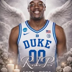 🥀 SAD NEWS: A former player once seen as a “blockbuster signing” for Duke men’s basketball has died in a tragic accident at the age of 30, leaving the Duke community in mourning.