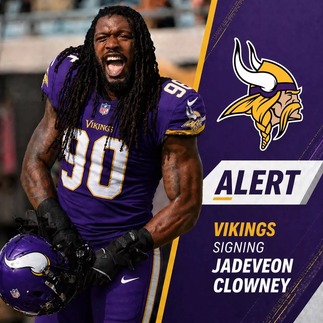 Cover Image for 🚨 BREAKING: Minnesota Vikings Move to Sign Jadeveon Clowney Following Key Visit, Pending Medical — Per Adam Schefter
