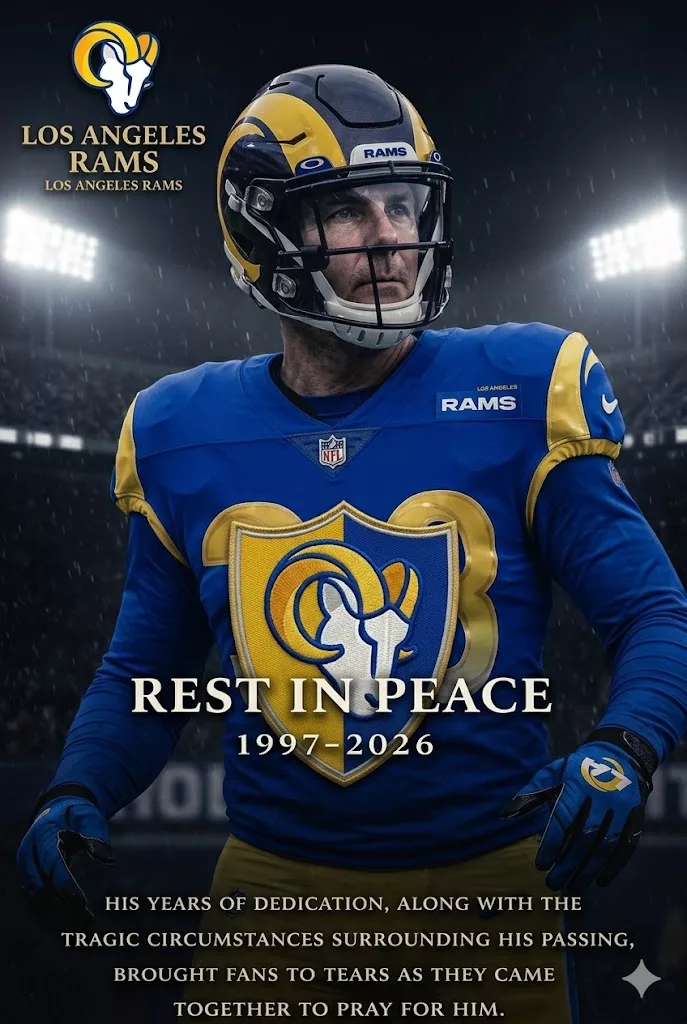 Cover Image for SAD NEWS 💔: Former Los Angeles Rams star tragically dies at 28 after being shot while breaking up a bar fight, leaving behind his newlywed wife and a 1-year-old child. His passing has left the Los Angeles Rams community and fans everywhere in deep mourning.