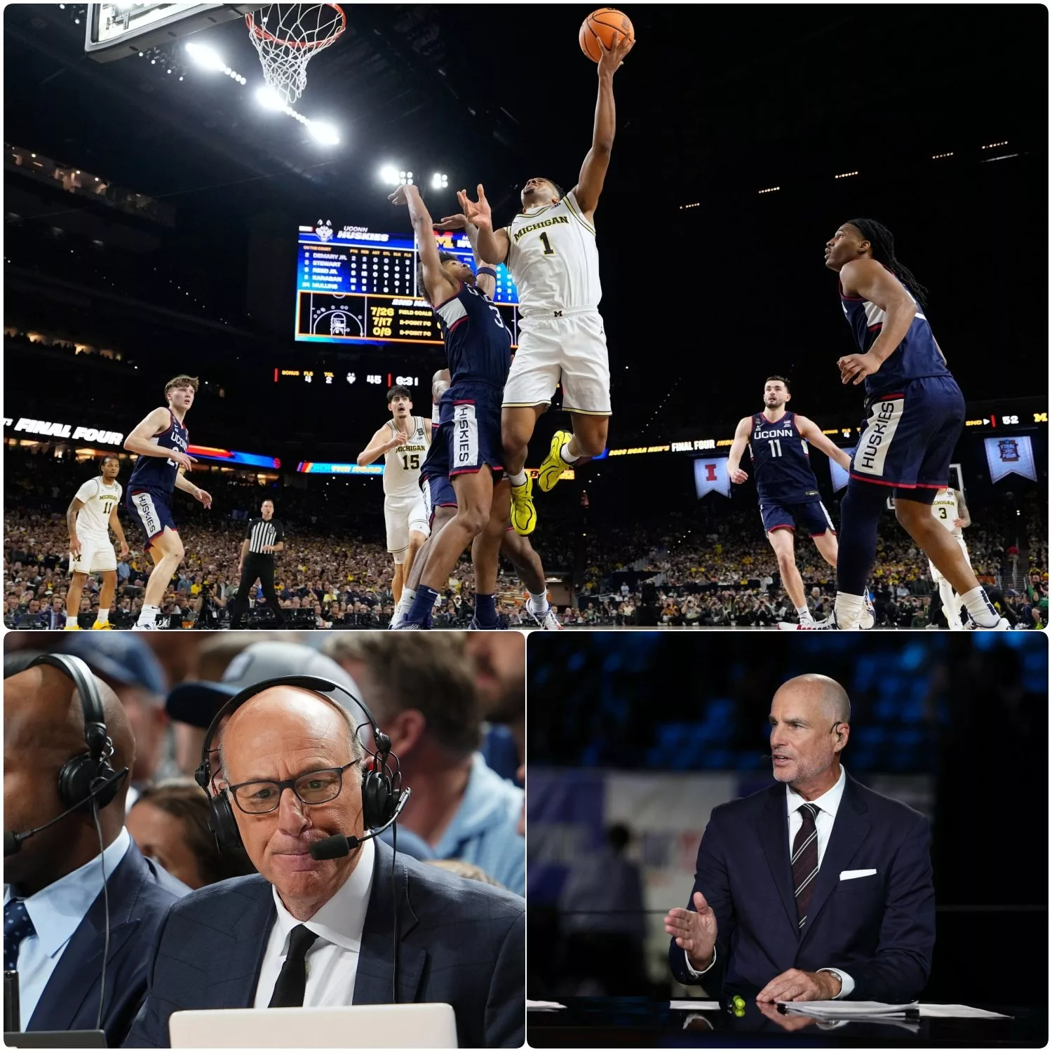 Cover Image for POSTGAME ERUPTION: JAY BILAS AND DAN SHULMAN CLASH IN HEATED ON-AIR DEBATE AFTER MICHIGAN’S 69–63 NATIONAL CHAMPIONSHIP WIN OVER UCONN