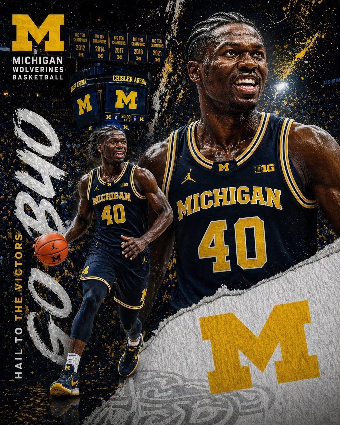Cover Image for BREAKING: Flory Bidunga Stuns College Basketball World, Commits to Michigan Wolverines as Defensive Anchor