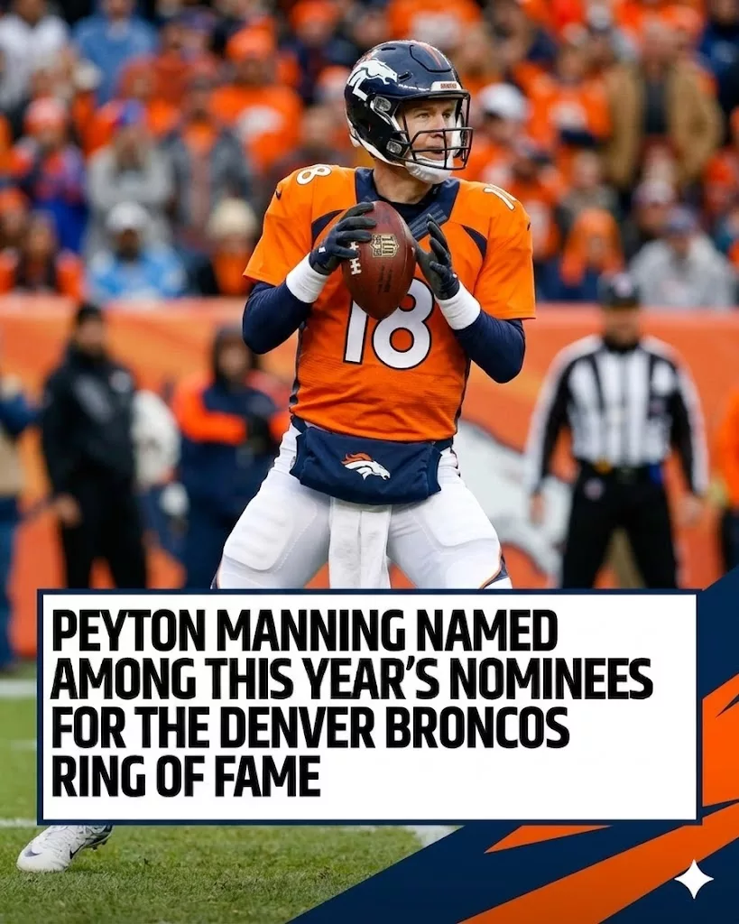 Cover Image for 🚨 BREAKING NEWS: Peyton Manning Emerges as Premier Candidate for Denver Broncos Hall of Fame