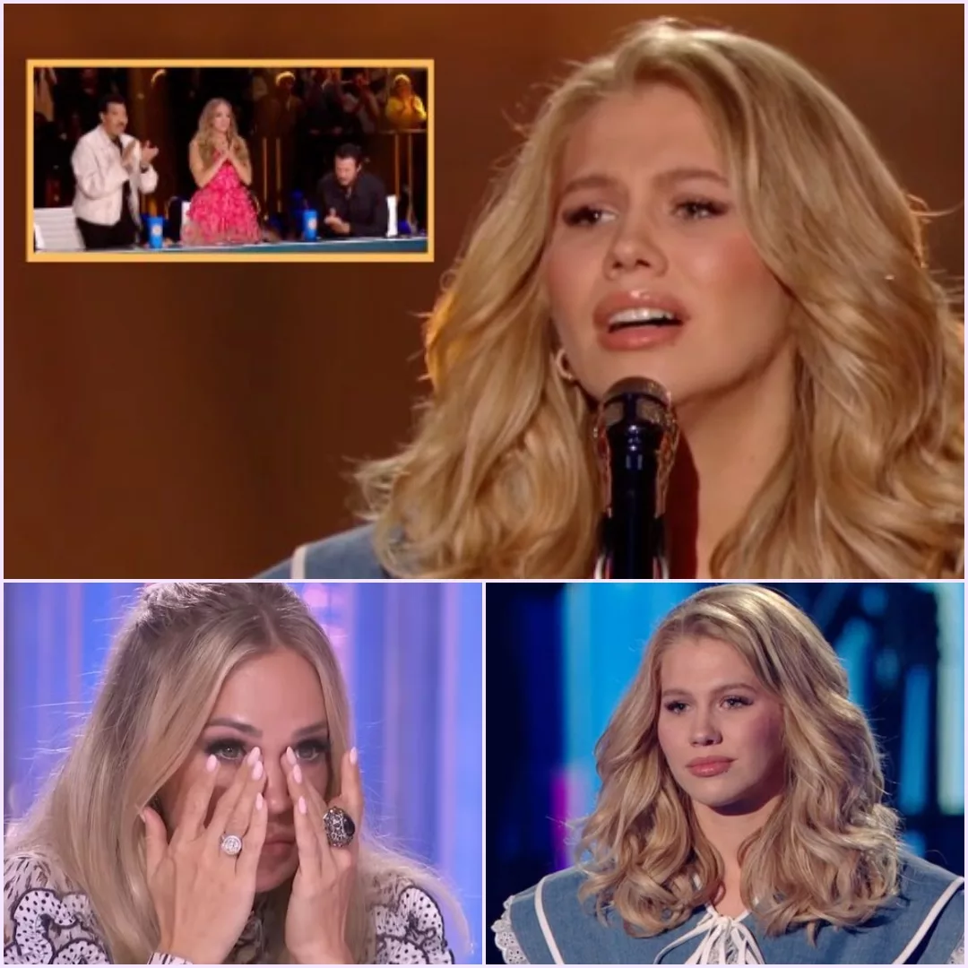 Cover Image for PERFORMANCE OF THE NIGHT – Hannah Harper couldn’t even finish her performance of “At The Cross (Love Ran Red)” by Chris Tomlin on