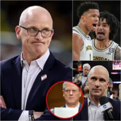 🚨 “MICHIGAN CHEATED BLATANTLY!” After the crushing 63–69 defeat to the Michigan Wolverines at Lucas Oil Stadium, UConn Huskies head coach Dan Hurley erupted in anger, singling out Aday Mara and accusing the Michigan standout of doping to gain an unfair edge, while calling for an immediate NCAA investigation