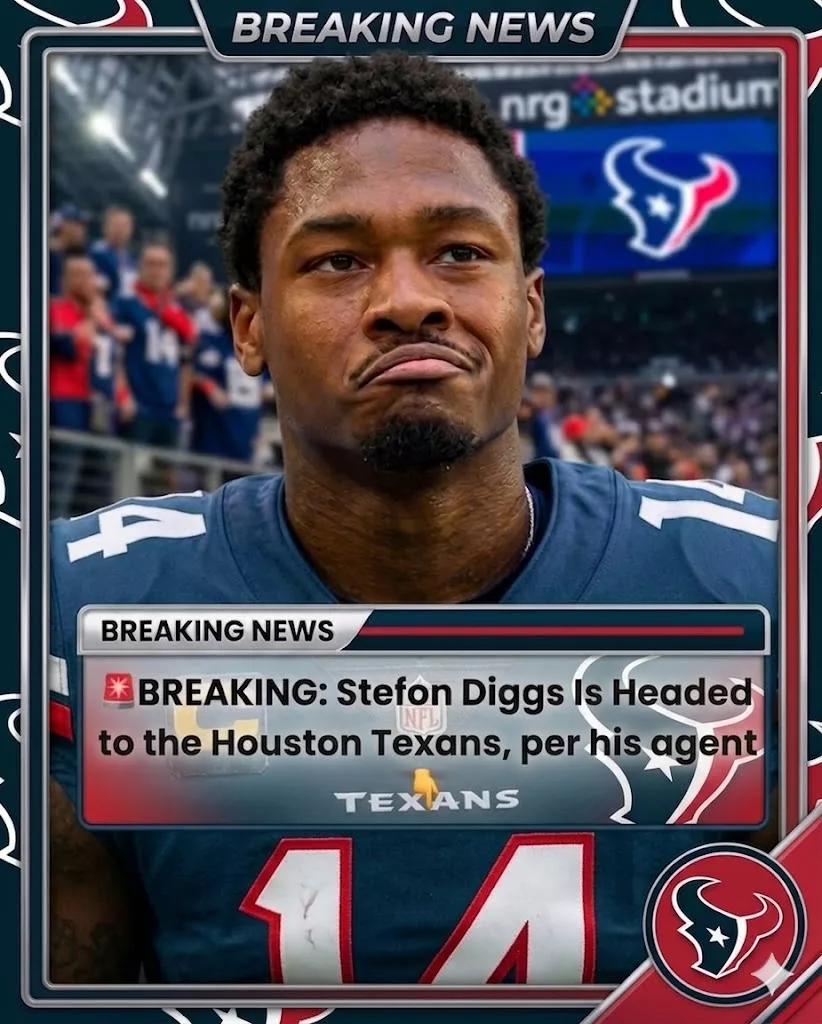 Cover Image for 🚨 BREAKING: Stefon Diggs Headed to the Houston Texans, per Agent
