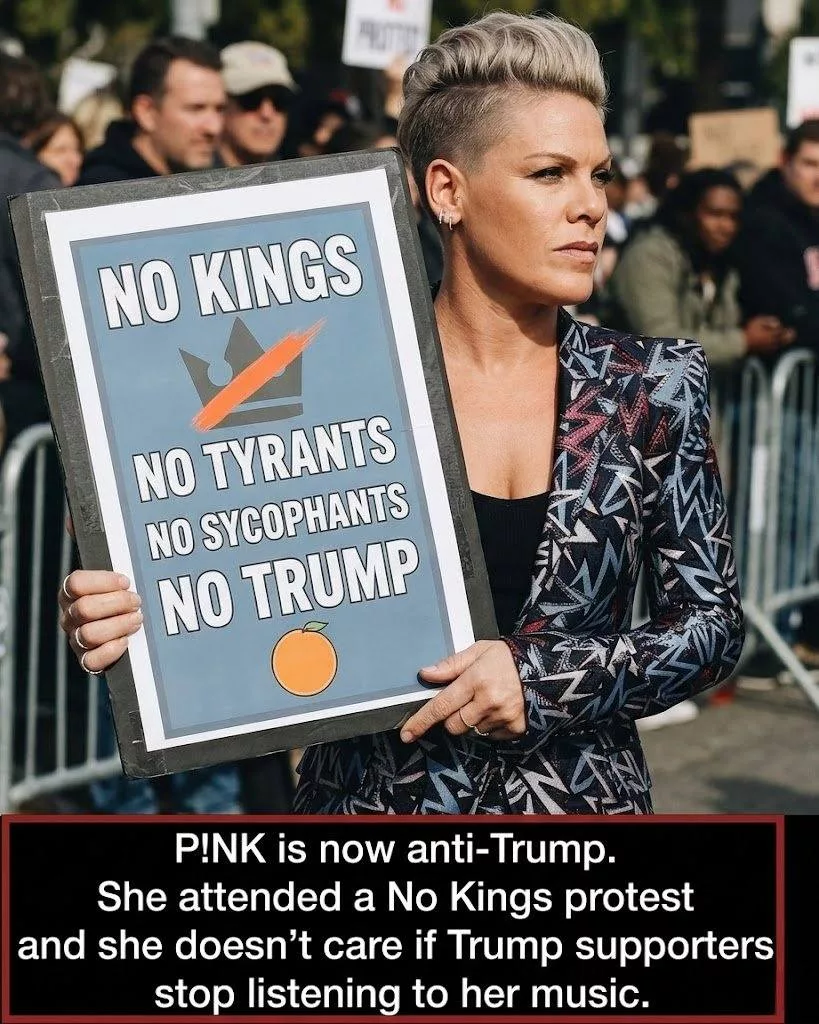 Cover Image for 🚨 P!NK GOES SCORCHED EARTH! 🚨 The Pop-Rock Icon Just Went After T.r.u.m.p in the Most EXPLOSIVE Way Possible — And She Doesn’t Give a D*mn Who Cancels Her!