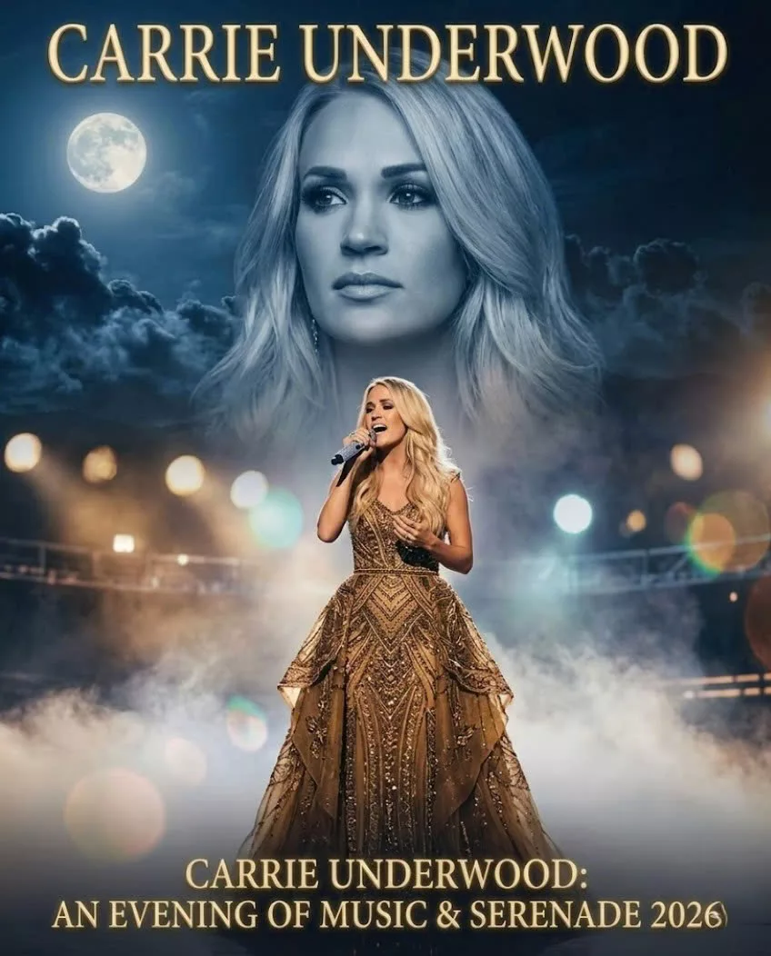 Cover Image for Pop powerhouse Carrie Underwood has officially announced her 2026 World Tour, marking a profound milestone in her incredible journey — five years since her emotional, truth-telling breakthrough that shook the music world and redefined what it means to turn pain into purpose.