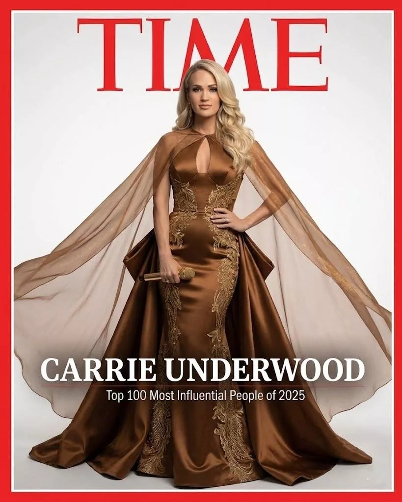 Cover Image for 🚨 FOR THE FIRST TIME IN HISTORY: Carrie Underwood has been named one of TIME Magazine’s “100 Most Influential People of 2025” 🤩