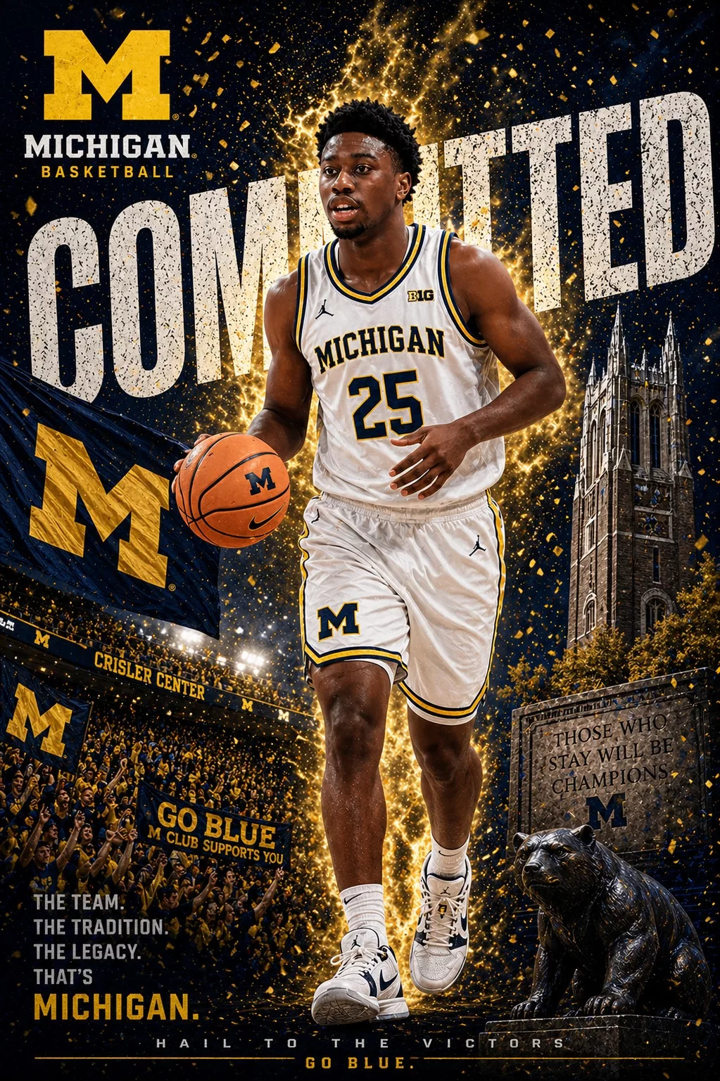 SHOCKER IN COLLEGE BASKETBALL: America’s No. 1 Guard Chooses Michigan Wolverines Over Top Rivals!