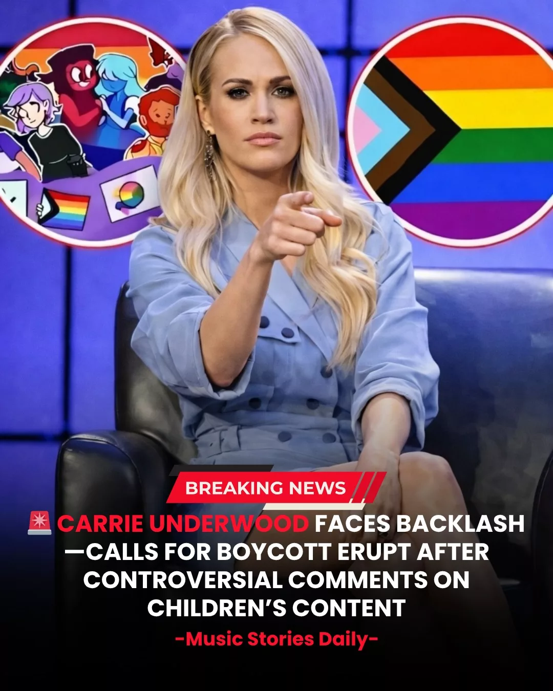 Cover Image for “🚨 CARRIE UNDERWOOD JUST SPARKED A NEW WAVE OF CONTROVERSY — AND ONE COMMENT WAS ALL IT TOOK