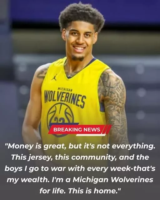 Cover Image for In a stunning development just days before a highly anticipated matchup against the Arizona Wildcats, rising star Yaxel Lendeborg has reportedly turned down multiple major transfer offers, choosing to remain with the Michigan Wolverines for the upcoming season.