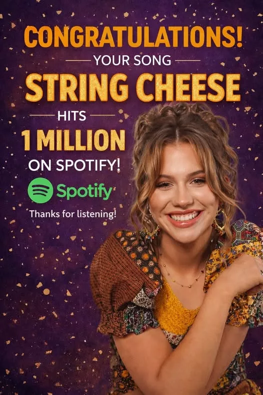 Cover Image for Hannah Harper’s “String Cheese” quietly climbs to 1 million streams on Spotify. One million streams—and yet it still feels like a secret only a few truly understand.