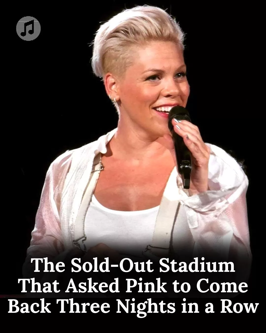 Cover Image for When Pink takes the stage, she doesn’t just perform—she creates an experience so powerful that fans often don’t want it to end. But in one unforgettable moment, that admiration reached a whole new level