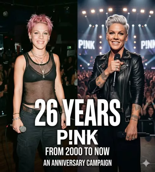 Cover Image for 26 YEARS OF FIRE: P!nk Announces Her 2026 World Tour — A Celebration of a Fearless Legacy in Music