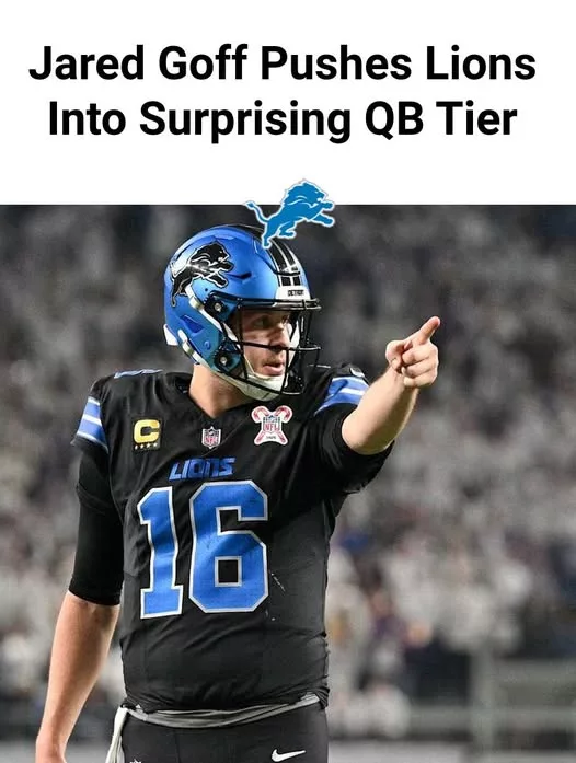 Cover Image for Detroit’s QB room isn’t being talked about the same way anymore — and it all starts with Jared Goff. What once felt like a stopgap situation has quietly turned into one of the most stable and productive groups in the league. The latest rankings are proof that the narrative has shifted, and people are finally taking notice. But is this just a hot stretch, or something sustainable for the long run? There’s more going on behind the scenes than fans might realize — from leadership to system fit to confidence across the roster. One thing is clear: this conversation isn’t going away anytime soon. And if you’re still doubting it… you might be missing the bigger picture.