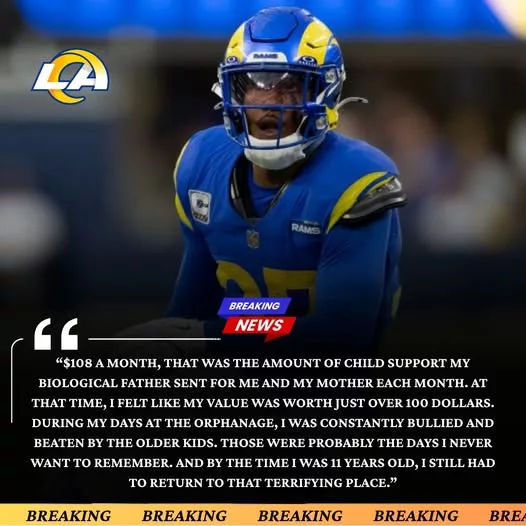 Cover Image for 💔 A story that leaves fans deeply emotional…  A rising star from the Los Angeles Rams has revealed a heartbreaking past — at just 9 years old, he was left at the door of an orphanage by his stepfather. Behind the bright lights of the National Football League lies a journey filled with pain, loneliness, and incredible resilience that few people ever see.  From an abandoned child to one of football’s biggest stages, this story is about more than the game — it’s about strength, survival, and belief.  What he went through will move you even more… 👇