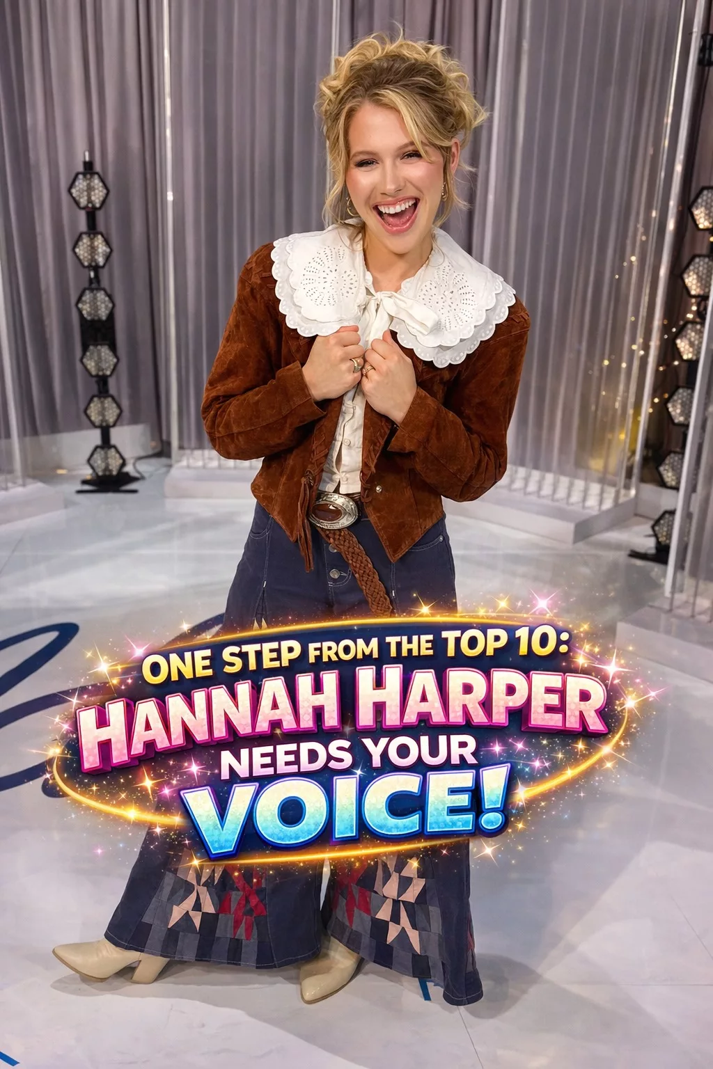 Cover Image for VOTE NOW OR REGRET IT: HANNAH HARPER NEEDS A LIFELINE!