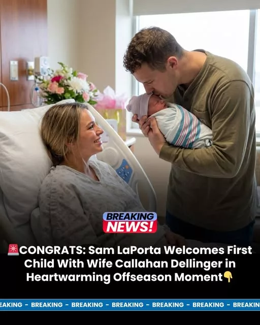 Cover Image for 🚨 CONGRATS: Sam LaPorta and his wife Callahan Dellinger have just welcomed their first child in a beautiful offseason moment ❤️  Away from the field, this is a life-changing chapter for the Detroit Lions star — one filled with love, responsibility, and unforgettable memories. Moments like this remind fans that behind the helmet is a person experiencing the biggest joys life has to offer.  Teammates and fans are already sending love and support as LaPorta steps into his newest role: fatherhood.  But what he shared after the announcement has people talking even more… 👀