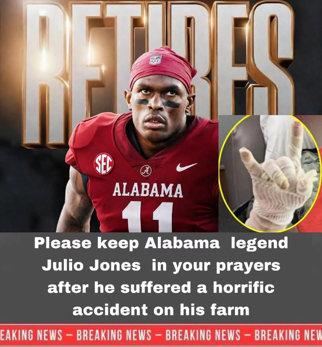 Cover Image for 🚨 HEARTBREAKING NEWS: Julio Jones Hospitalized in Critical Condition After Devastating Farm Accident