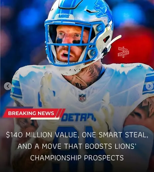 Cover Image for 💣🦁 BOMBSHELL IN DETROIT: The Detroit Lions are on the verge of landing a $140 MILLION defensive superstar in a move that could transform their entire identity!  Sources say this isn’t just a signing—it’s the final piece of a championship-caliber defense. With an already rising core, adding a dominant playmaker of this level could turn Detroit into one of the most feared units in the NFL.  Fans are already buzzing about what this means for a Super Bowl push 👀  👉 Who is this $140M star, and how will he reshape the Lions’ defense overnight? Stay tuned…