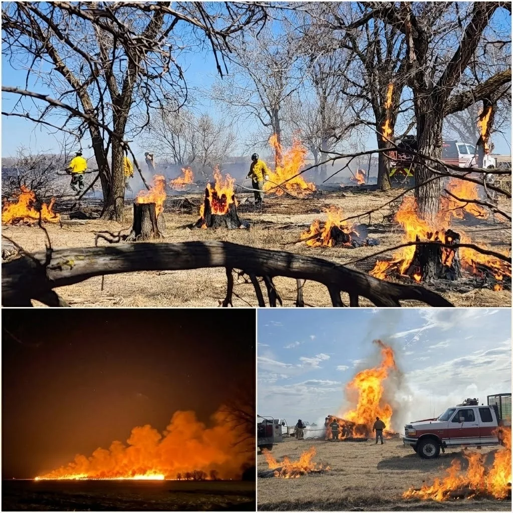 Cover Image for 🚨 TOTAL WAR AGAINST THE FLAMES: Nebraska Veterans Rise as Lifeline Emerges Amid Historic Wildfire Devastation