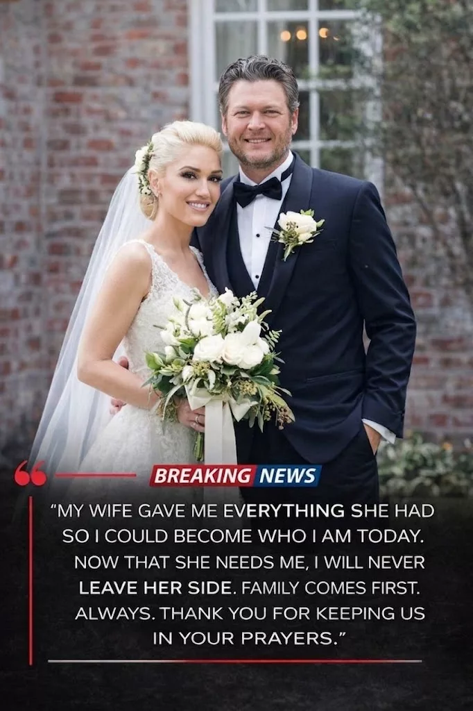 Cover Image for 💔 Heartbreaking Farewell: Gwen Stefani Moves Blake Shelton to Tears!