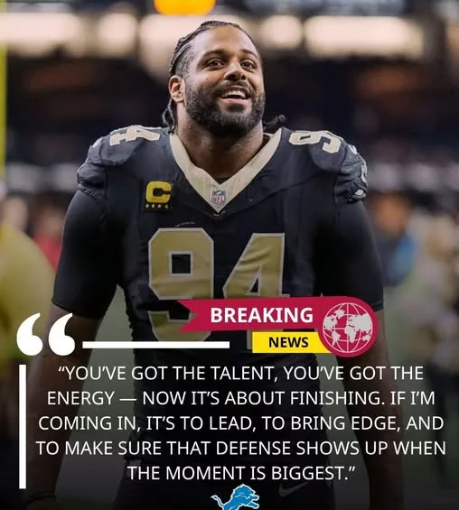 Cover Image for 🚨 BREAKING: Cameron Jordan is open to joining the Detroit Lions — but one bold condition could completely transform their defense 😳 This isn’t just a potential signing; it could be a franchise-defining move. If the Lions agree to Jordan’s demand, they wouldn’t just be adding veteran experience — they’d be elevating their pass rush to an entirely new level. The big question: Is Detroit ready to go all-in for a true defensive leader? 🤔 👉 The controversial condition is already sparking debates across the NFL — and it could shape the Lions’ season starting right now…