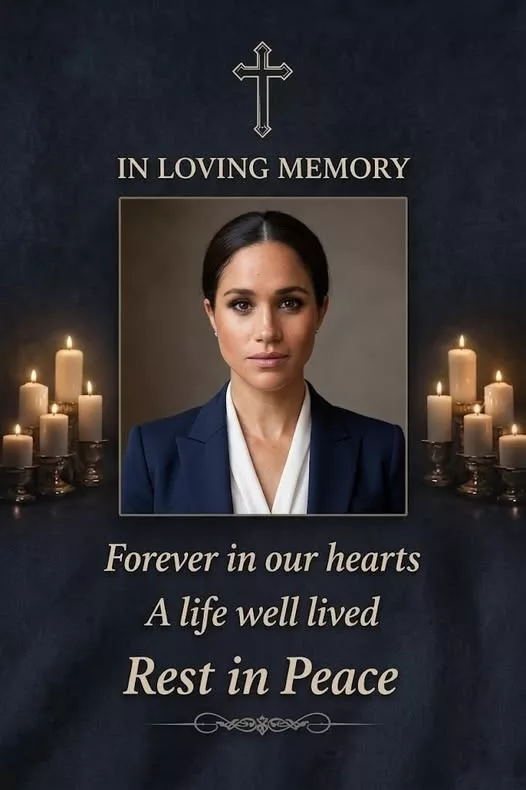 Cover Image for Tragic Loss: The Entire Family Mourns as They Announce the Passing of Duchess Meghan Markle, Who Passed Away at the Age of 43